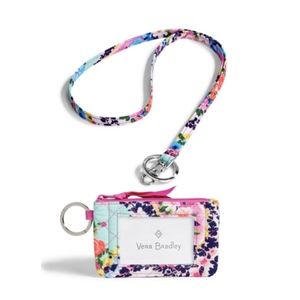 Lanyard & Iconic Zip ID Case in Wildflower Paisley